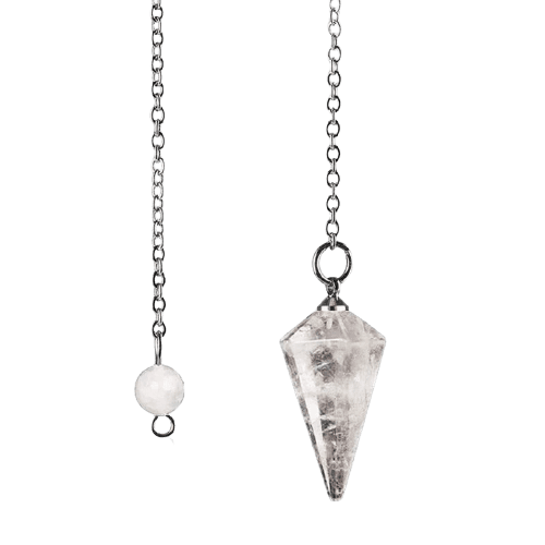 Pendule Pyramide en Cristal de Roche